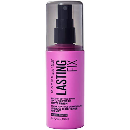 Maybelline New York Facestudio Lasting Fix Makeup Setting Spray, Matte Finish, 3.4 fl. oz. & Baby Skin Instant Pore Eraser Primer Makeup, Clear, 1 Count