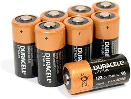 DL123A Duracell Ultra Lithium 8 Batteries-CR123A