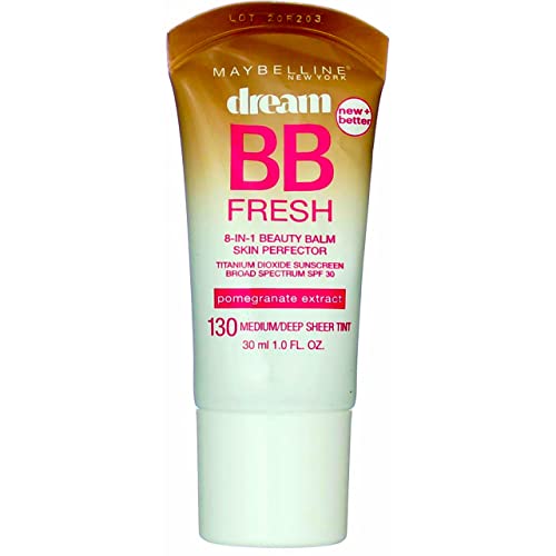Maybelline Dream Fresh BB 8-in-1 Beauty Balm Skin Perfector SPF 30, Medium/Deep 1 oz ( Pack of 9)