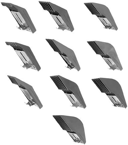 Oster Clipper Guide Comb, 10 Piece Set, Fits Oster, Andis, Wahl, etc.