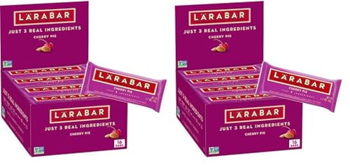 Larabar Cherry Pie, Gluten Free Vegan Fruit & Nut Bar, 1.7 oz Bars, 16 Ct (Pack of 2)