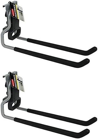 Rubbermaid Fast Track Wall Mounted Garage Storage Utility Multi Hook (2 Pack)