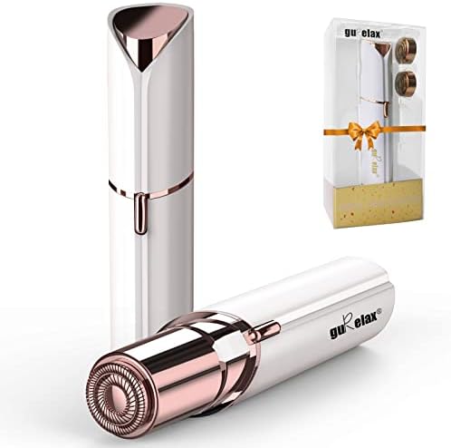 Facial Hair Removal for Women(with 2 x Replacement Heads),GURELAX Facial Hair Remover, Hair Removal Device, Best Gift for Mom/Wife/Girlfriend