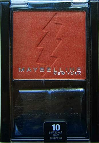 Maybelline Expertwear Blush, 10 Punked Out Peach, 0.14 Oz