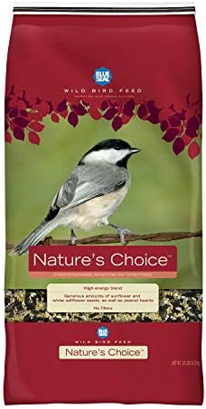 Blue Seal Nature's Choice Wild Bird Seed | High Energy Blend, Sunflower and White Safflower Seeds, No Filler | 20 Pound Bag
