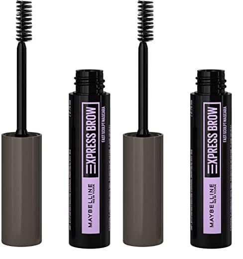 Maybelline Brow Fast Sculpt, Shapes Eyebrows, Eyebrow Mascara Makeup, Medium Brown, 0.09 Fl. Oz. (Pack of 2)