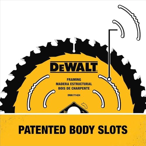 DEWALT Circular Saw Blade, 7 1/4 Inch, 24 Tooth, Wood Cutting, 3 Pack (DWA1714243)