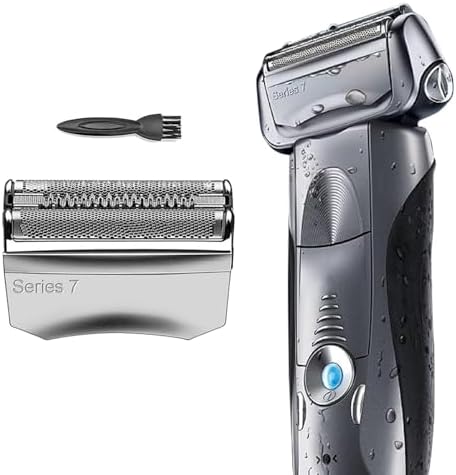 1Pack 70S Series 7 Replacement Head for Braun Series 7 Foil Shaver Replacement Heads Compatible Braun Series 7 Replacement Compatible with Series 7 Shavers 70s 720,750CC, 760CC,790CC,9565 Foil Shave