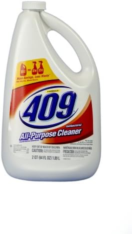 Clorox 00636 Formula 409 Antibacterial Kitchen All Purpose Cleaner Disinfectant, Regular, 64 Oz Refill