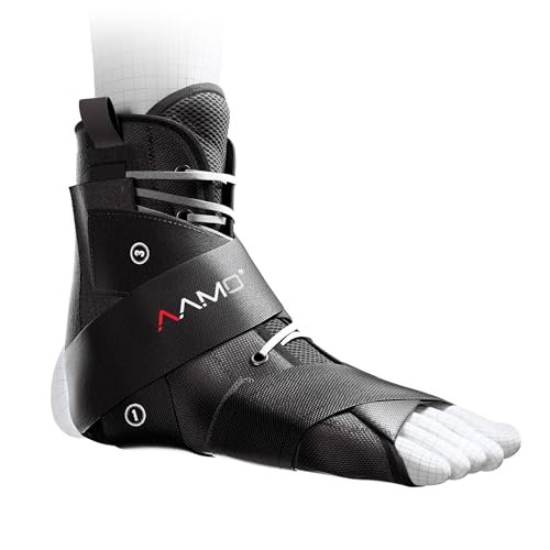 AAMO Sport Lace Up Ankle Brace for Women and Men, Ankle Support, Foot Brace, For Sprained or Injured Ankle and More, Ankle Brace for Sports, Size L
