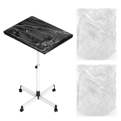200 Pcs Disposable tattoo tray covers Tattoo Arm Rest Stand Thickened Cover with Elastic Salon Machine Accessories(23x27 Inch, Fit for Trays:diameter of 8-18 Inch)