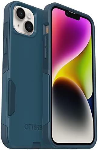 OtterBox iPhone 14 & iPhone 13 Commuter Series Case - Dont BE Blue (Blue), Slim & Tough, Pocket-Friendly, with Port Protection