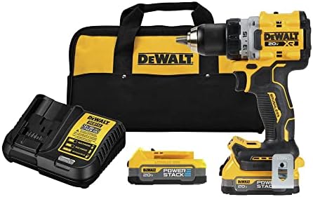 DEWALT 20V MAX XR Cordless Drill Kit, Drill and Driver, 1/2", Batteries, Charger, and Bag Included(DCD800E2)