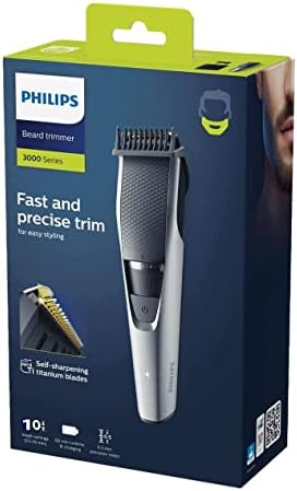 Philips BEARDTRIMMER Series 3000 BT3206/13 beard trimmer Black,Silver