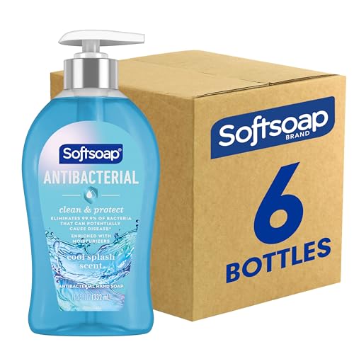 Softsoap Antibacterial & Moisturizing Hand Soap Bundle, 11.25 Ounce, 6 Pack and 7.5 Ounce Aloe Vera, 6 Pack