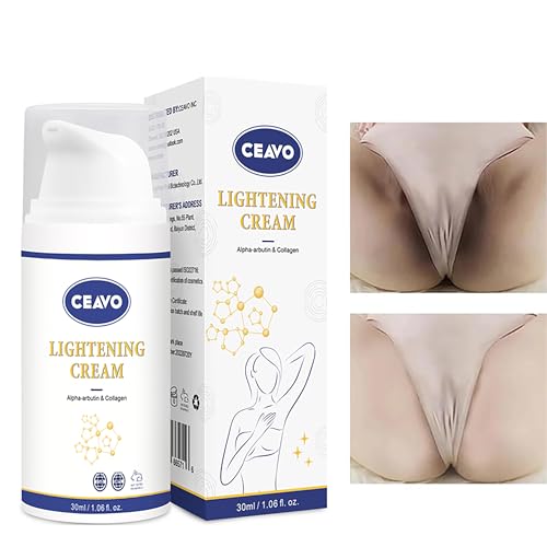 Skin Lightening Cream For Dark Intimate Areas, Private Parts, Underarm, Knees, Elbows, Inner Thigh, Bikini Area, Armpit Bleaching Whitening Cream No Rebound (1.06, Floral Fragrance)