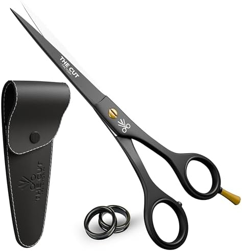 "The Cut Factory- 6.5” Professional Hair Scissors - High Carbon 420 Stainless Steel Hair Cutting Scissors, Ultra-Sharp Barber Shears for Salon & Home - Ergonomic for Men, Women, Kids & Babies"