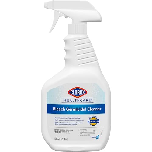 Clorox Healthcare Bleach Germicidal Cleaner Spray, 32 FL Oz (Package May Vary)