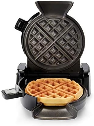 Oster 2110002 DiamondForce Vertical Waffle Maker, One Size, Dark Metallic