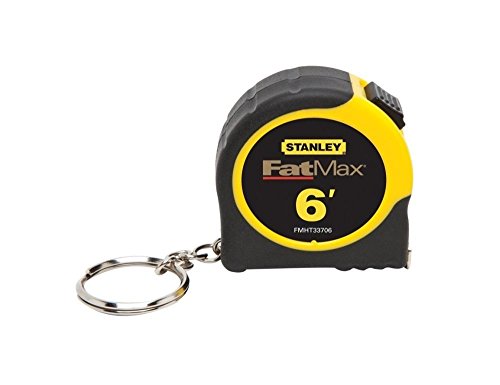 Stanley Fat Max Fmht33706 1/2" X 6' Fatmaxยฎ Keychain Tape Measure, 12 Pack