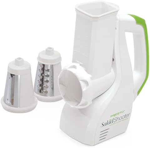Presto Salad Shooter Electric Slicer/Shredder,White