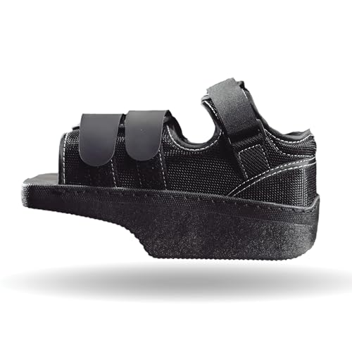 Wedge Post-Op Shoe, Medical Offloading Shoes for Toe Injuries, Surgical and Orthopedic Boot for Foot, Plantar Fasciitis, Bunion, Hammertoe, Broken Toe Support for Men and Women, Size S