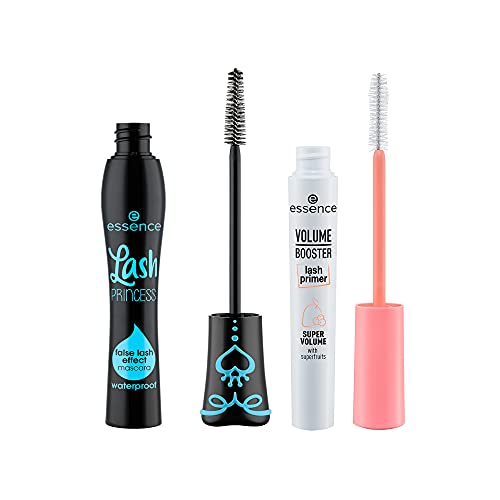 Lash Princess False Lash Waterproof Mascara & Volume Booster Lash Primer Mascara Bundle