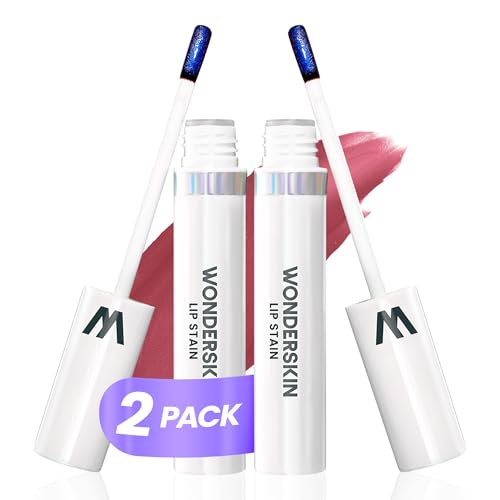 Wonderskin Wonder Blading Lip Stain Peel Off Masque, 2 Pack - Long Lasting, Waterproof and Transfer Proof Matte Nude Lip Tint Stain (Charming Masque)