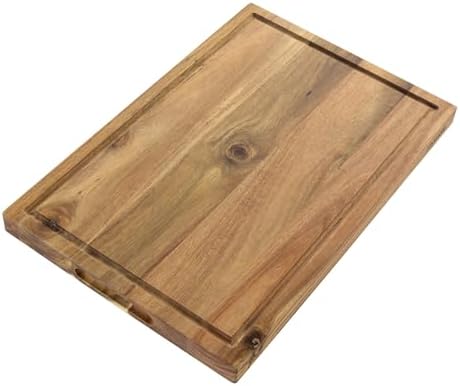 Kenmore Archer Wood Cutting Board, 18x12-inch, Acacia