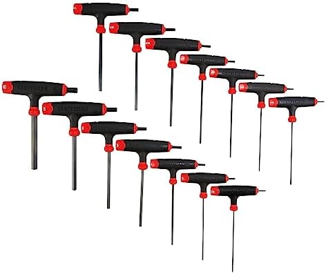 CRAFTSMAN T-Handle Allen Wrench Set, Hex Keys, SAE & MM, 14 Piece (CMHT26001-2)