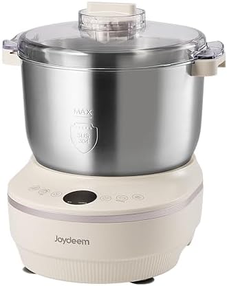 Joydeem Electric Dough Maker with Ferment Function, 7Qt Dough Mixer Machine, Perfect for Bread Pizza Roti Dumpling Dough & Sourdough, HMJ-A701
