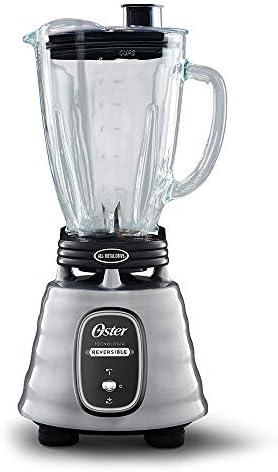 Classic blender Oster reversible chrome glass jar BLSTBESTE013