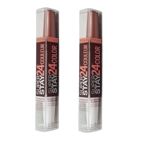 Pack of 2 New York SuperStay 24 2-Step Liquid Lipstick, Coffee Edition, Hushed Hazelnut 330