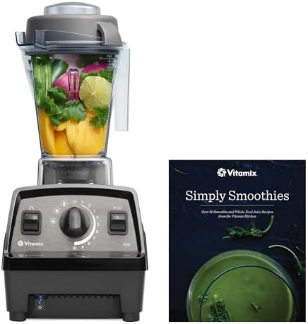 Vitamix Propel 510 Blender with Simply Smoothies Cookbook, 3 Preset Blending Programs, Professional-Grade, 48-oz Container, Black