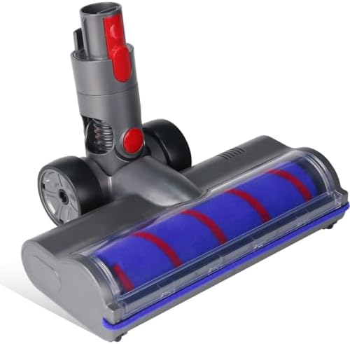 Head Replacement for Dyson V7 V8 V10 V11 V15, SV10 SV11 SV12 SV14 SV15 SV22 SV25 SV27 SV28, Vacuum Replacement Parts, Soft Roller with Quick Release and 4 LED Lights, for Hardwood Floors Attachment