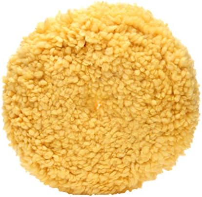 3M Wool Polishing Pad (05713) – For Boats, Cars, Trucks and RVs – Single-Sided – 9 Inches , Yellow