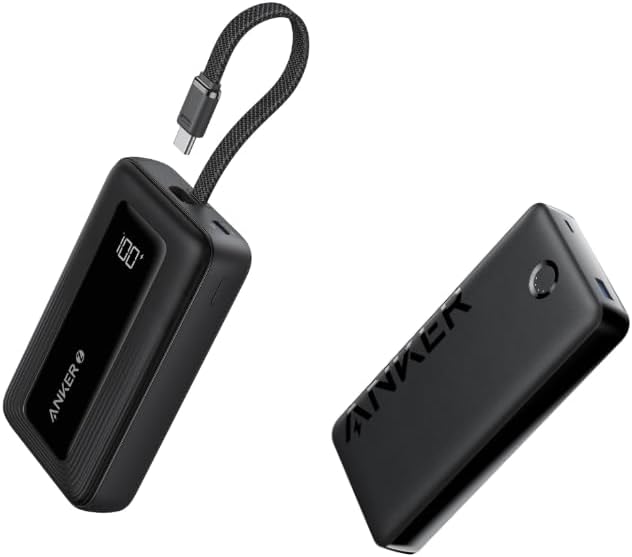 Anker Portable Charger, 20,000mAh Power Bank, Battery Pack with 2-Port, 15W High-Speed Charging Zolo Power Bank, 20,000mAh 30W High-Speed Portable Charger