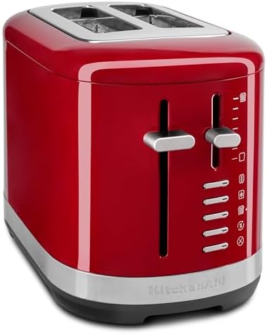 KitchenAid 2 Slice Automatic Toaster with Extra Wide Slots KMT2109ER, Empire Red