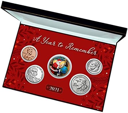 American Coin Treasures Santa’s Year to Remember Christmas 2021 Box Set | Colorized JFK Half Dollar | Genuine United States Coins | Certificate of Authenticity