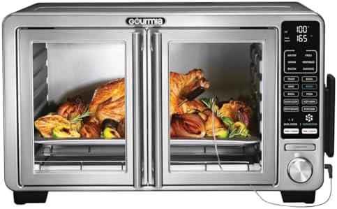 Gourmia XL Digital Air Fryer Toaster Oven with Single-Pull French Doors