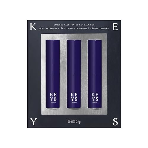 Keys Soulcare Comforting Tinted Lip Balm, Moisturizes, Smooths & Softens Dry Lips with Shea Butter, Buildable Sheer Color, Long-Lasting, Vanilla Scent