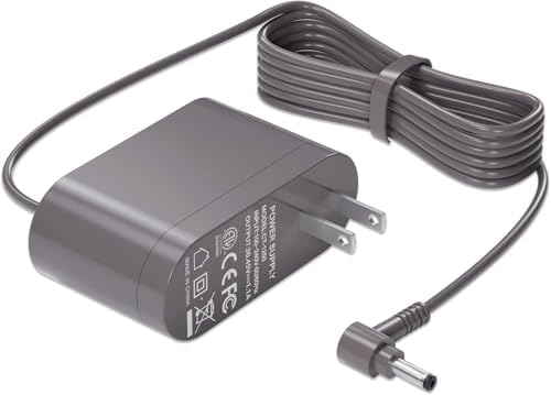 30.45V Replacement for Dyson Vacuum Charger for Dyson V10 V11 V12 V15 SV12 SV14 SV16 SV20 SV22 Absolute Animal Motorhead Cordless Vacuum Power Supply【6Ft ETL Listed】