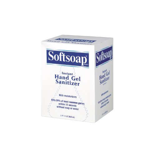 Softsoap 01922 Instant Hand Gel Sanitizer, 800mL (Case of 12)