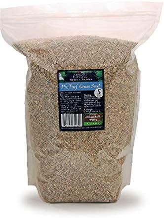ProTurf Perennial Ryegrass Fine Lawn Seed by Eretz (5lb) - CHOOSE SIZE! Premium Willamette Valley, Oregon Grown Grass Seed