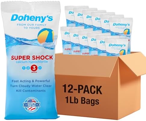 Doheny's Super Pool Shock 12 x 1 Lb Bags
