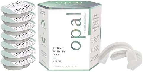 Opalescence Opal Go - Prefilled Teeth Whitening Trays - Gentle - (7 Treatments) - Hydrogen Peroxide - Cool Mint - Made by Ultradent. Op-Tr-Gent-5526-1