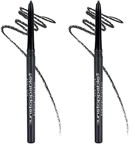 MAYBELLINE Unstoppable Waterproof Mechanical Grey Eyeliner, Pewter, 1 Count (Pack of 2)