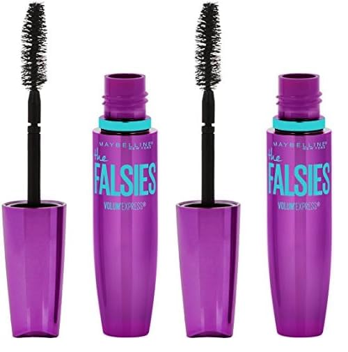 Maybelline New York Makeup Volum' Express The Falsies Washable Fiber Mascara (Pack of 2)