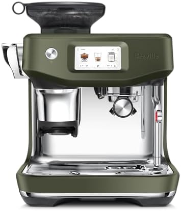 Breville Barista Touch Impress Espresso Machine BES881OLT, Olive Tapenade