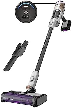 Shark IW1111 Detect Pro - Lightweight Cordless Vacuum Cleaner with HEPA Filter, Portable Handheld Attachment, Crevice Tool, Rechargeable Multi-Surface Stick Vacuum for Household Pet Hair, Dark Grey